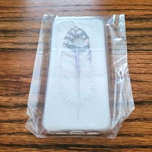Clear Feather Slim Phone Cover for Google Pixel 3a Boho Gift Holiday Lightweight